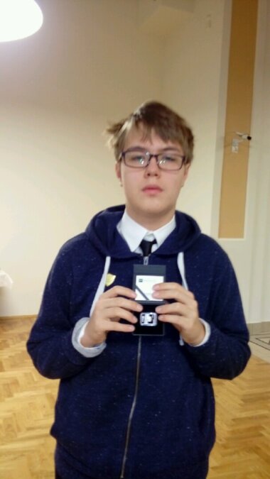 Mateusz laureatem V Małopolskiego Dyktanda Niepodległościowego.