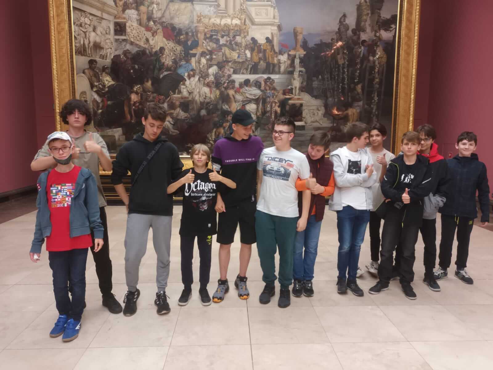 uczestnicy wycieczki- klasa 7a