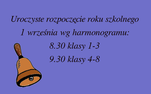Rozpoczęcie roku szkolnego 2026/27